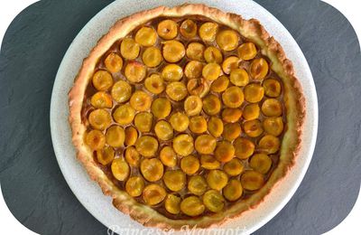 Tarte aux mirabelles et spéculoos