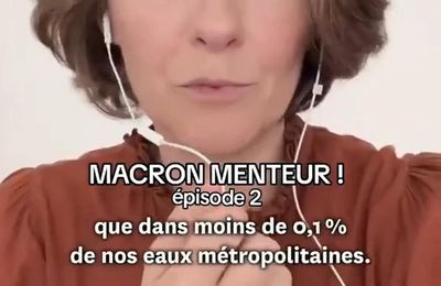 Eaux métropolitaines françaises : mensonge présidentiel ?