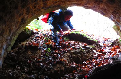 Au fond de la grotte.