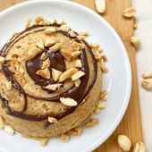 Bowlcake healthy au beurre de cacahuète - Sainplement Healthy