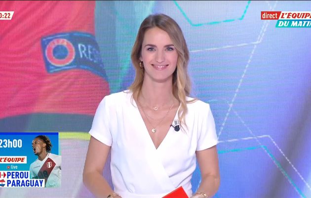 Alicia Dauby L'Equipe du Matin le 02.07.2021