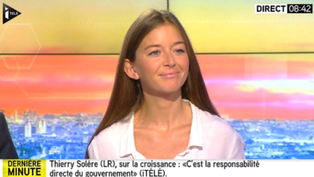 2015 08 14 - LISA VIGNOLI dans LA MATINALE INFO d'i&gt;tele