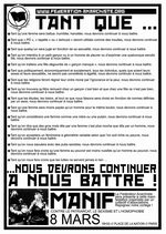 8 mars 2010 - Contre le patriarcat, le sexisme et l'homophobie