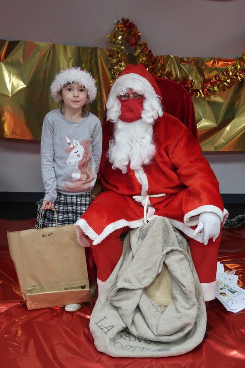 Le Père-Noël est venu à l'école... photos individuelles