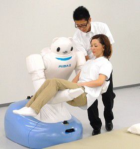 Riba et Riba II : des robots infirmiers