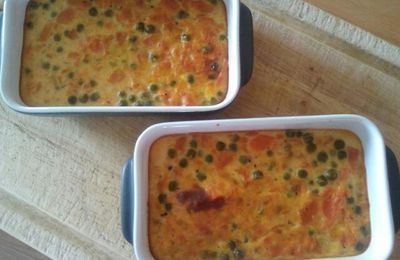 Flan Carottes,Petit pois (light)