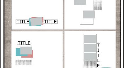Very Simple / Pack de templates Free par Christaly