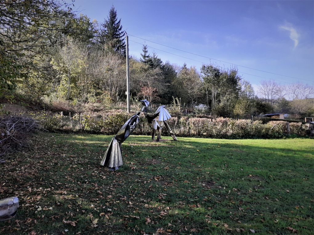 Diaporama - Exposition à Roussillon en Morvan chez Peter MEYERS