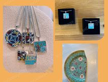 Bijoux en morceaux d’assiettes vintage !