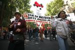 Varios miles de personas se manifiesta el 1º de mayo en Madrid