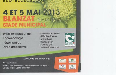 Foire BIO Pollen 2013