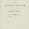 Louis XVI, la lettre-manifeste pour la Monarchie constitutionnelle (1791)