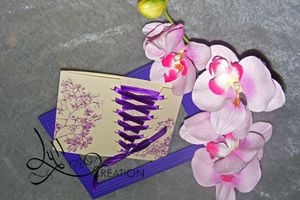 Thème Orchidées: Faire part Glamour Orchidées