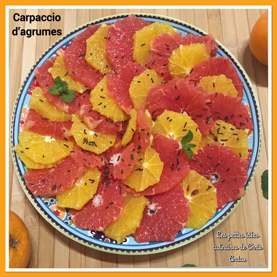 Carpaccio d'agrumes