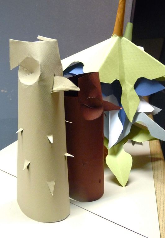 Sculptures carton.