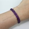 Lithothérapie: bracelet améthyste (pierre violette)