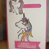 carte anniversaire licorne