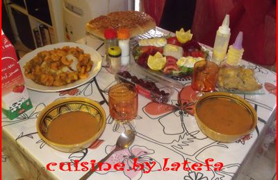 Ma table de ramadan!!!