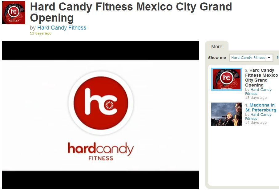 Madonna - Hard Candy Fitness Mexico City Grand Opening - Official Video
November 29, 2010