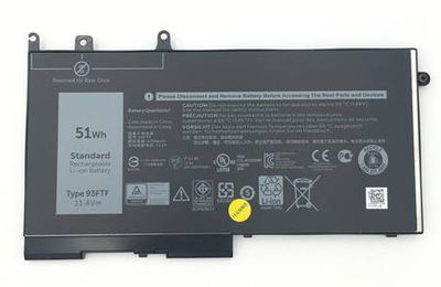 Nuevo Batería del portátil para Dell 93FTF D4CMT 4YFVG 083XPC 83XPC 51Wh Alta calidad