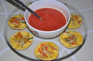 blinis légumes