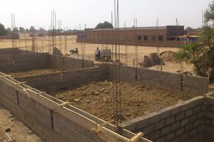Construction de l'école