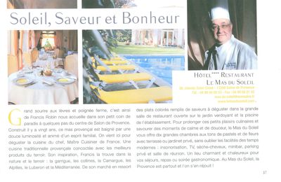 Soleil saveur et bonheur