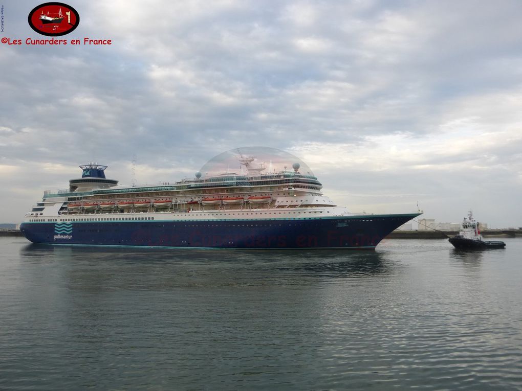 Arrivée inaugurale du Monarch et Costa Pacifica au Havre le 29/05/17.