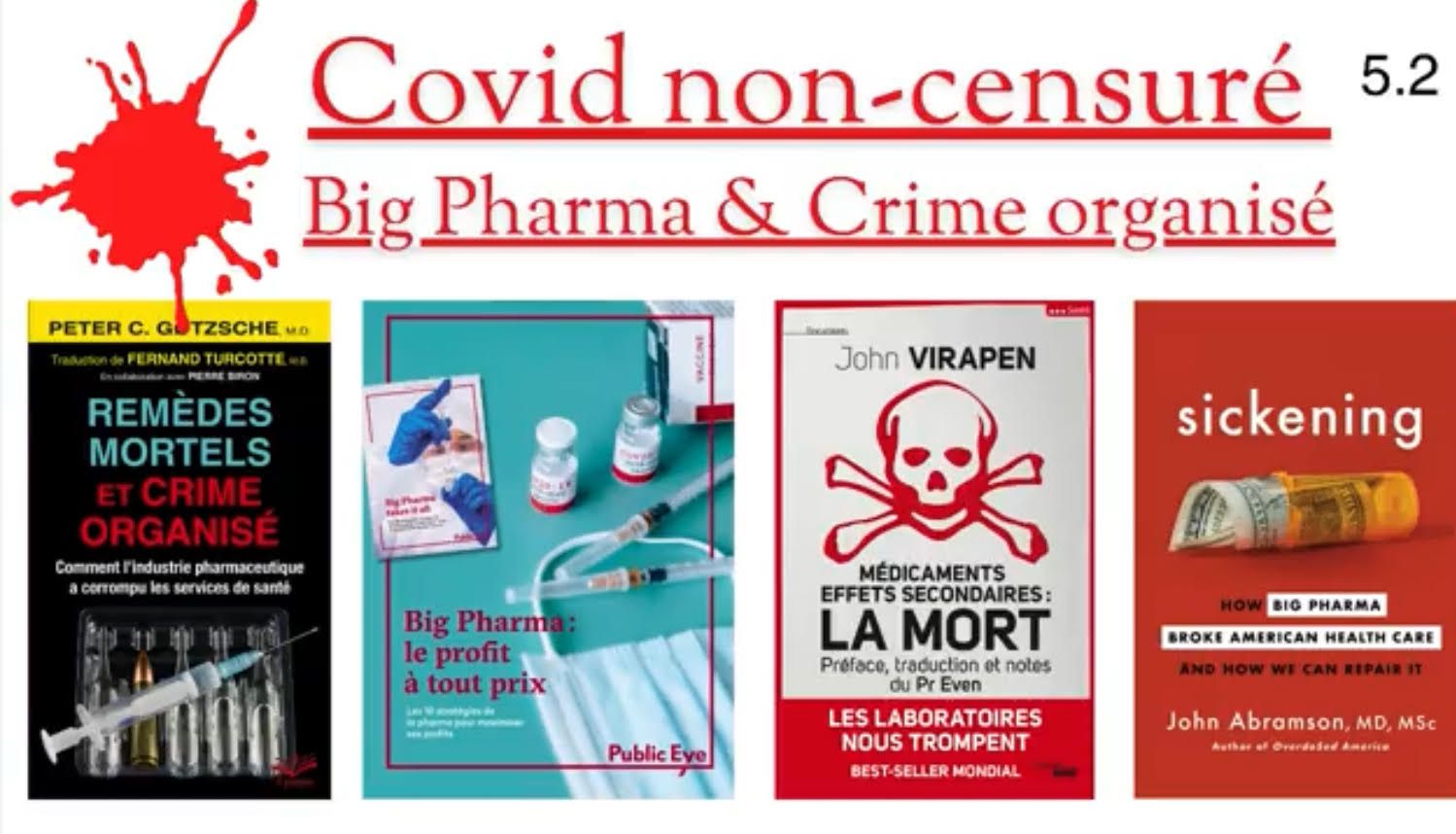 Les pharmas comme Pfizer, Gilead et Moderna : des amis qui nous veulent du bien ?! Ou plutôt une industrie criminelle aux agissements mafieux ayant corrompu les gouvernements et les agences de santé ?