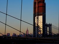 Le pont de Brooklyn de jour et à pied... 