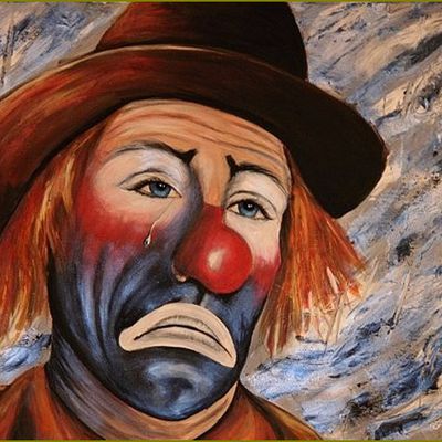 Clowns en peinture -  Delphine Puff