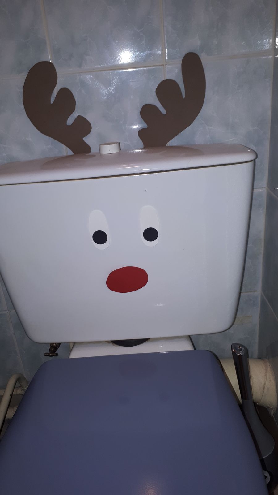 décoration Noël toilettes