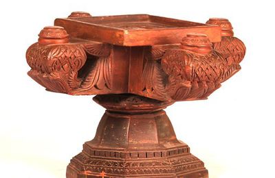 Chettinad Style Carved Stand