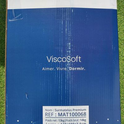 Surmatelas Viscosoft 140x190cm.