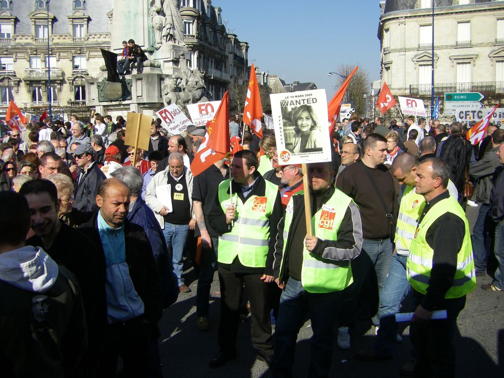 Photo manifestation du 19 mars 2009 à Soissons