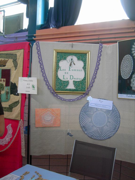 Avec le Stand de Claudine et son mari pierre (tourneur)