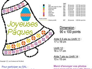 SAL Joyeuses Pâques - Etape 3/6