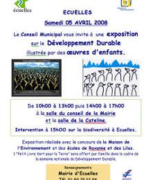 Exposition "Développement Durable" ce week-end