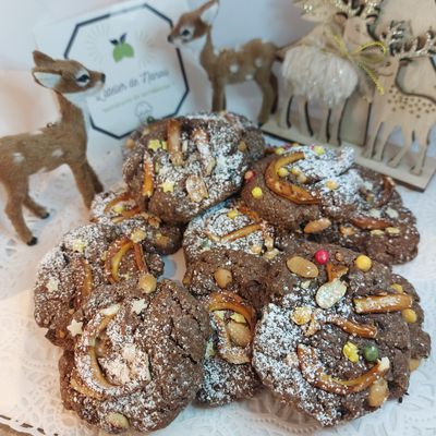 Cookies tt choco cacahuètes de Noël 🎄 