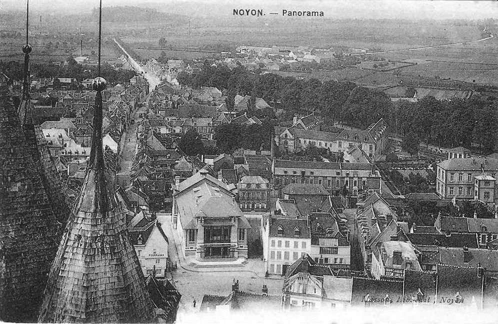 Album - la ville de Noyon, (Oise), vue générale
