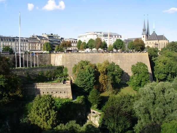Petit aperçu de la ville de Luxembourg.