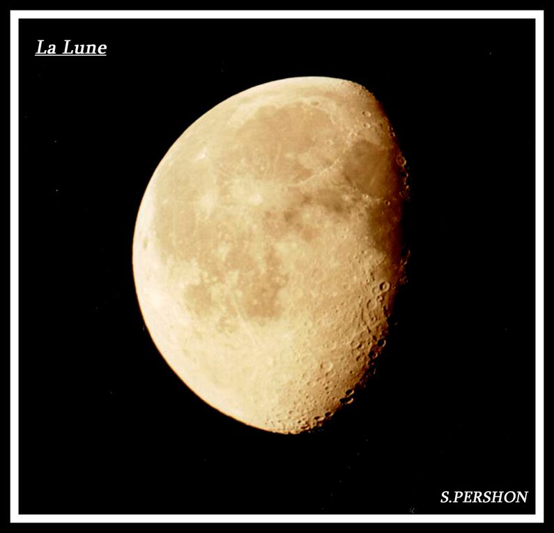 des photos de la lune selon les phases.