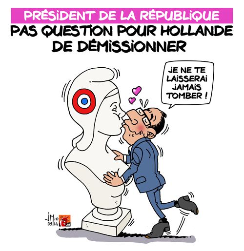 Pas question de démission pour Hollande