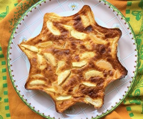 Recette : Gâteau invisible pommes/abricots