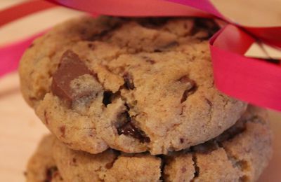 Cookies au beurre de cacahuètes et pépites de chocolat