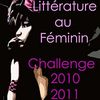 LITTERATURE AU FÉMININ CHALLENGE 2010/2011