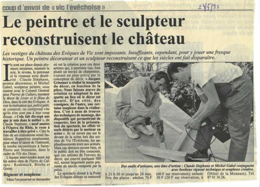 Les articles de la presse de 1995.