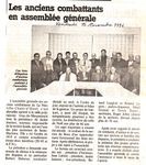 Les anciens combattants en novembre 1996 à La Neuville Chant d'Oisel