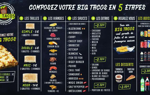 Big tacos carte