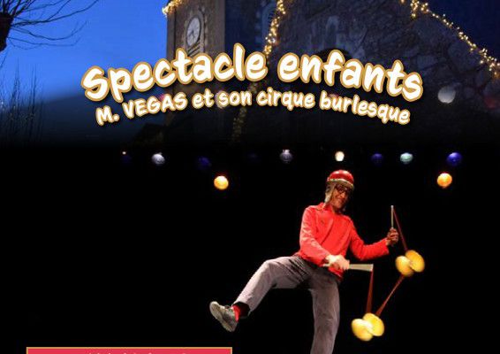 Piriac / Espace Kerdino - Spectacle enfants avec M. Végas - Dimanche 19 décembre 2021